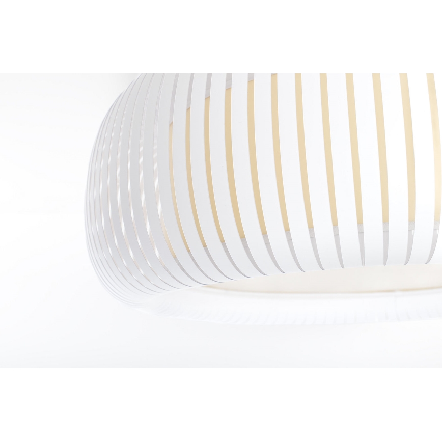Plafondlamp STRIPES 2xE27/40W/230V Ø 55 cm wit/crème