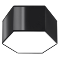 Plafondlamp SUNDE 2xE27/60W/230V 15,5 cm zwart