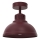 Plafondlamp SVEN 1xE27/15W/230V Ø 21 cm bordeaux
