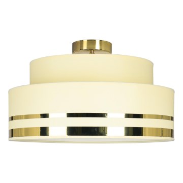 Plafondlamp TAMI 1xE27/60W/230V beige/goud