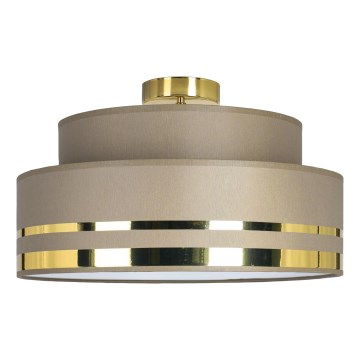 Plafondlamp TAMI 1xE27/60W/230V bruin/goud