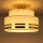 Plafondlamp TAMI 1xE27/60W/230V diameter 40 cm beige/goud