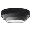 Plafondlamp TRINITI 2xE27/60W/230V grijs/zwart/zilver