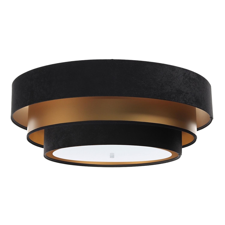 Plafondlamp TRINITI 2xE27/60W/230V zwart/goud