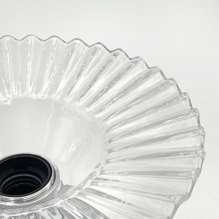 Plafondlamp TRISH 1xE27/15W/230V glanzend chroom/helder