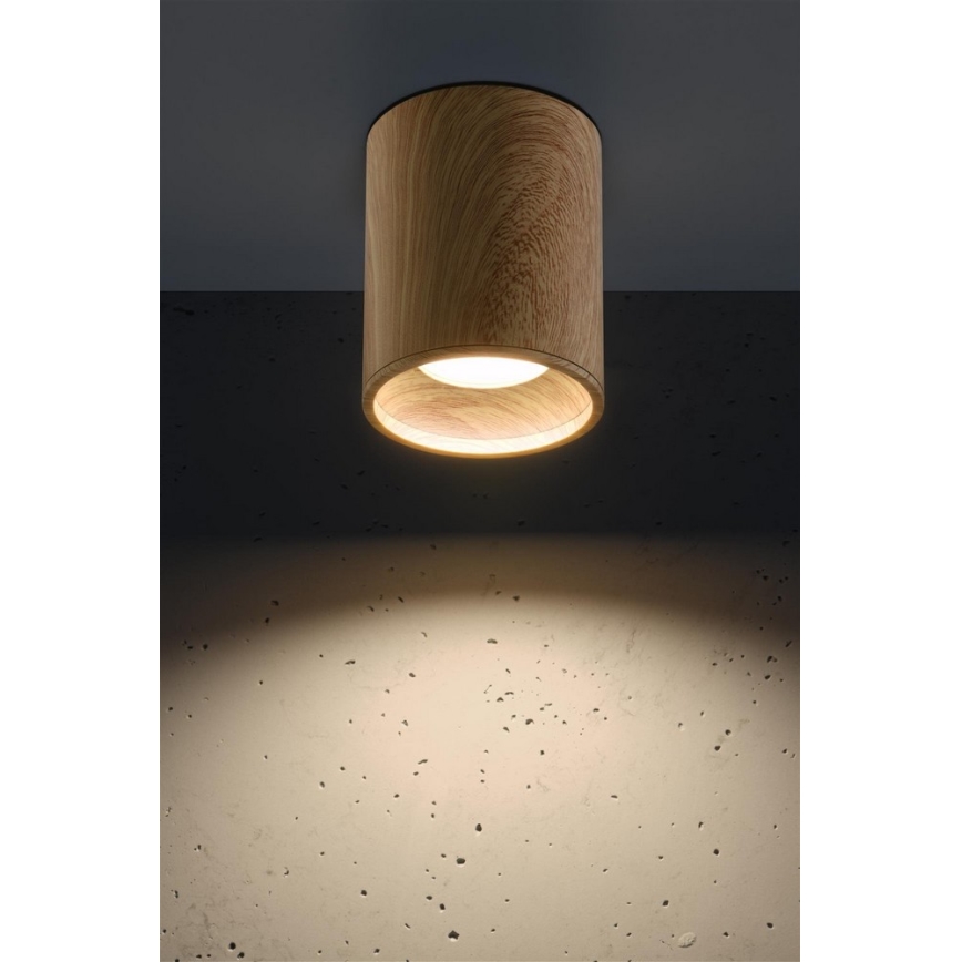 Plafondlamp TUBA GU10/15W/230V