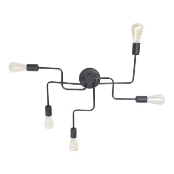 Plafondlamp TUBE 5xE27/15W/230V
