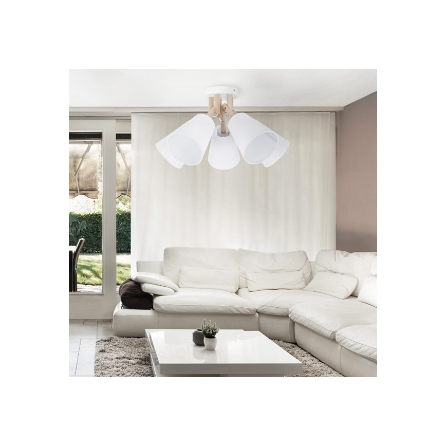 Plafondlamp VAIO WHITE 3xE27/60W/230V