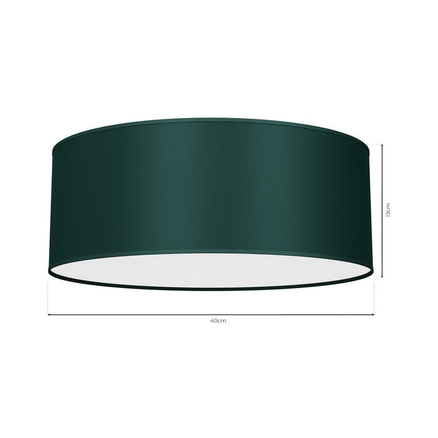 Plafondlamp VERDE 2xE27/60W/230V d. 40 cm groen