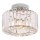 Plafondlamp VETRO 1xE27/15W/230V Ø 24,5 cm mat chroom