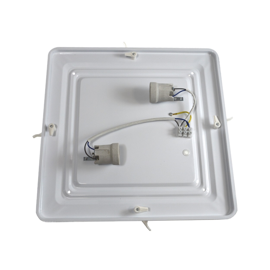 Plafondlamp VITAL 2xE27/60W/230V mat chroom