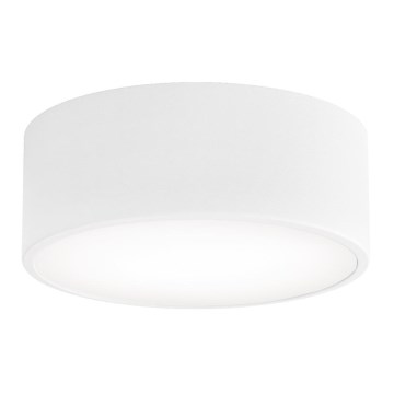 Plafondlamp voor badkamer met sensor CLEO 1xE27/24W/230V Ø 20 cm IP54 wit
