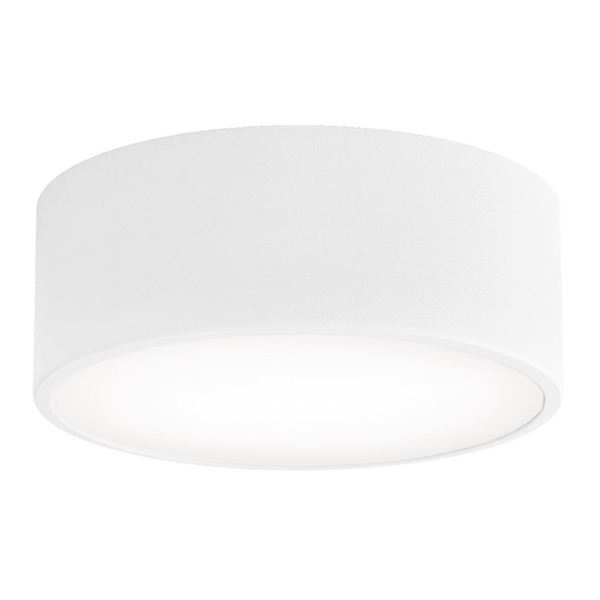 Plafondlamp voor badkamer met sensor CLEO 1xE27/24W/230V Ø 20 cm IP54 wit