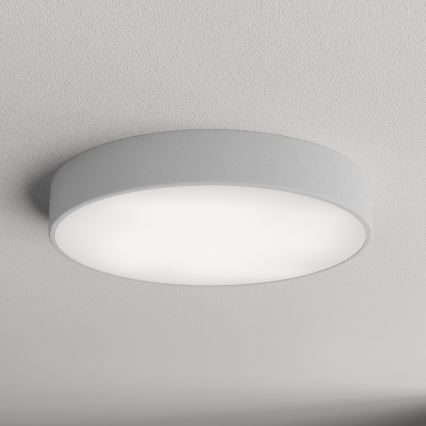Plafondlamp voor badkamer met sensor CLEO 4xE27/24W/230V Ø 50 cm IP54 grijs