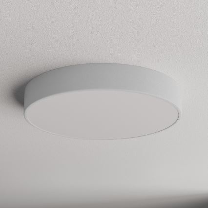 Plafondlamp voor badkamer met sensor CLEO 4xE27/24W/230V Ø 50 cm IP54 grijs