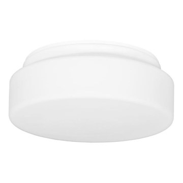 Plafondlamp voor buiten met sensor HECTOR 1xE27/60W/230V diameter 25 cm IP44 opaal wit