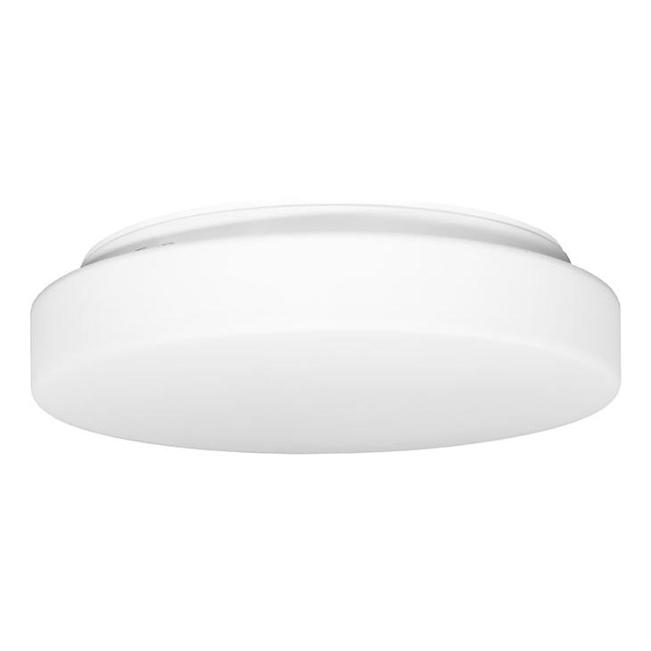 Plafondlamp voor buiten met sensor HECTOR 2xE27/60W/230V diameter 40 cm IP44 opaal wit