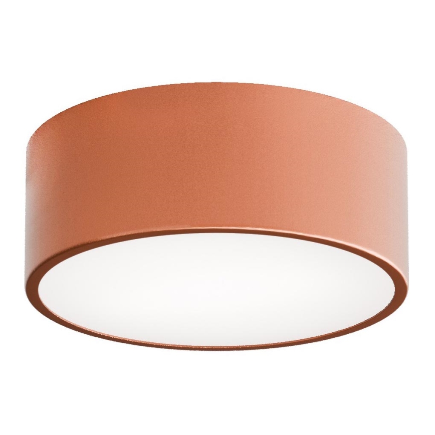 Plafondlamp voor de badkamer met sensor CLEO 1xE27/24W/230V Ø 20 cm IP54 koperkleurig