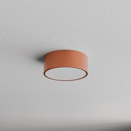 Plafondlamp voor de badkamer met sensor CLEO 1xE27/24W/230V Ø 20 cm IP54 koperkleurig