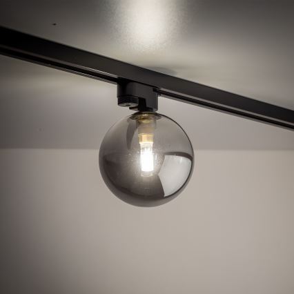 Plafondlamp voor 1-fase railsysteem TRACER 1xG9/8W/230V zwart/gerookt zwart