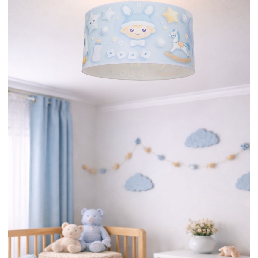 Plafondlamp voor kinderkamer KIDS ROOM 1xE27/60W/230V Ø 40 cm astronaut
