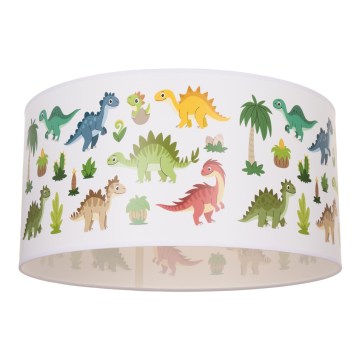 Plafondlamp voor kinderkamer KIDS ROOM 1xE27/60W/230V Ø 40 cm dinosaurus