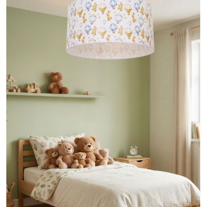 Plafondlamp voor kinderkamer KIDS ROOM 1xE27/60W/230V Ø 40 cm met ballonnen