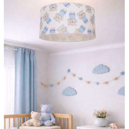 Plafondlamp voor kinderkamer KIDS ROOM 1xE27/60W/230V Ø 40 cm – met beertje