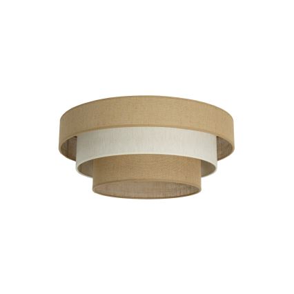 Plafondlamp WENTA 1xE27/60W/230V Ø 50 cm jute/crème