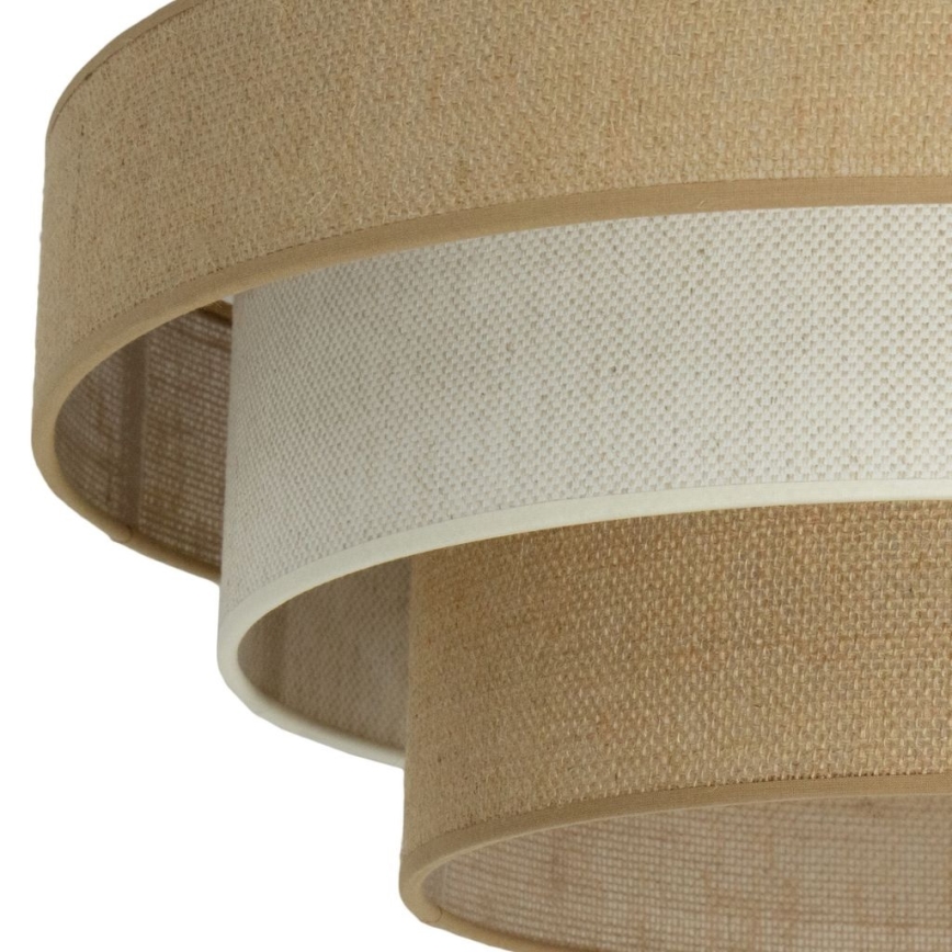 Plafondlamp WENTA 1xE27/60W/230V Ø 50 cm jute/crème