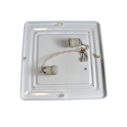 Plafondlamp WILTON 2xE27/60W/230V 33x33 cm antraciet