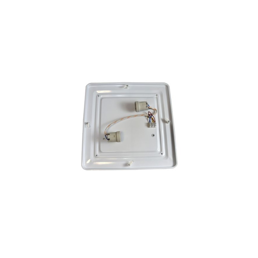 Plafondlamp WILTON 2xE27/60W/230V 33x33 cm antraciet