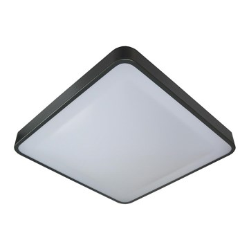 Plafondlamp WILTON 2xE27/60W/230V 37,5x37,5 cm zwart