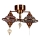 Plafondlamp YENI 1xE27/40W/230V brons