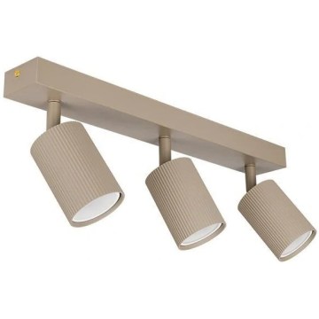 Plafondspot 3x GU10/35W/230V beige