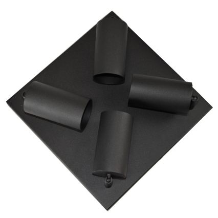 Plafondspot FILO 4xGU10/30W/230V zwart/goud