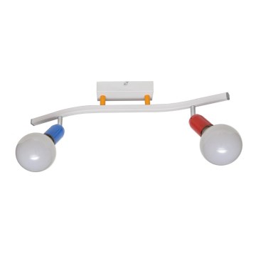 Plafondspot kinderkamer MORRISON 2xE27/15W/230V