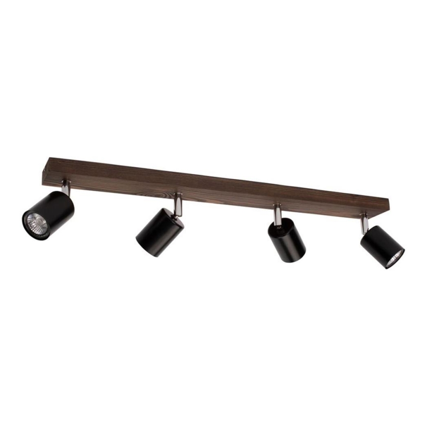 Plafondspot MANARA 4xGU10/5W/230V grenen