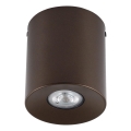 Plafondspot ORION 1xGU10/10W/230V 12,5 cm bruin