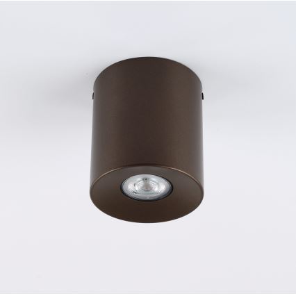 Plafondspot ORION 1xGU10/10W/230V 12,5 cm bruin