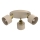 Plafondspot PARKLA 3xE27/15W/230V beige/goud
