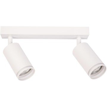 Plafondspot PIPE 2xGU10/10W/230V wit