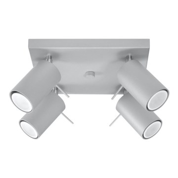 Plafondspot RING 4xGU10/10W/230V