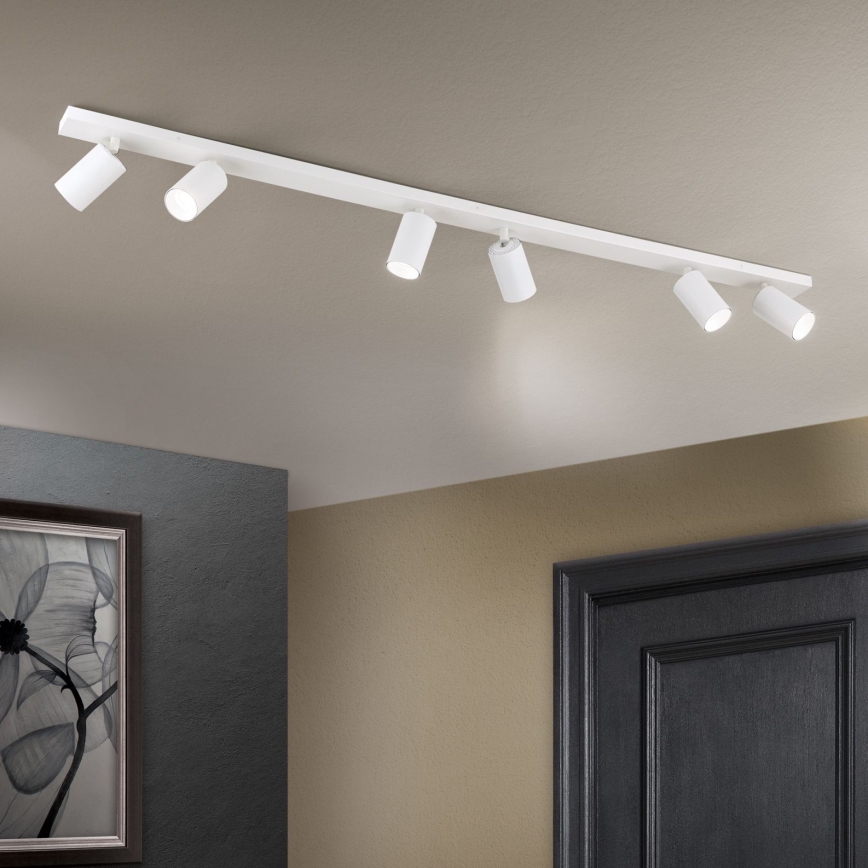 Plafondspot SEAN 6xGU10/13W/230V wit