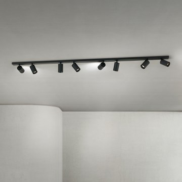 Plafondspot SEAN 8xGU10/13W/230V zwart