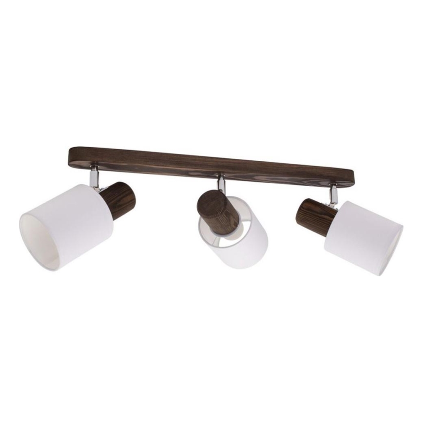 Plafondspot TRENDY 3xE27/15W/230V grenen
