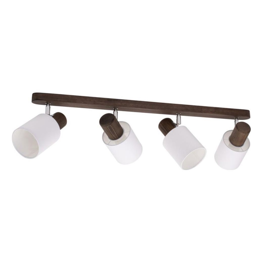 Plafondspot TRENDY 4xE27/15W/230V grenen
