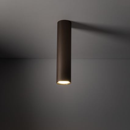 Plafondspot TUNE L 1xGU10/10W/230V 24 cm bruin