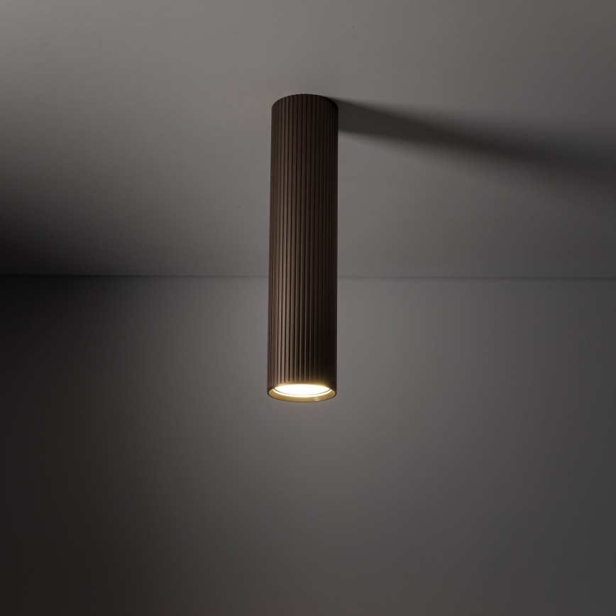 Plafondspot TUNE L 1xGU10/10W/230V 24 cm bruin