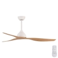 Plafondventilator diameter 132 cm beige/wit + afstandsbediening